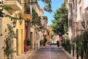 An street view image at athens
