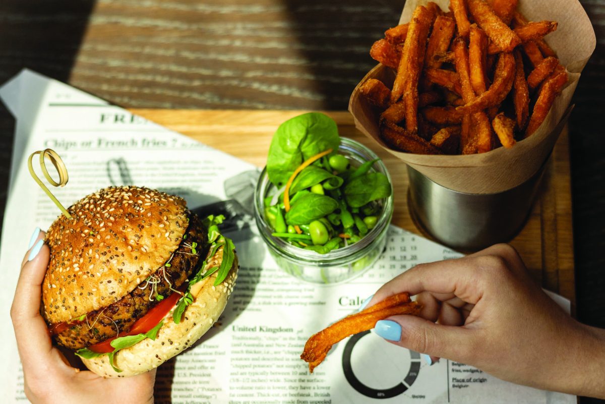 Café 302 vegan burger menu al maha arjaan rotana