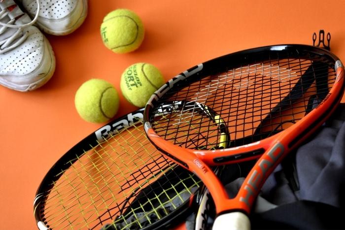 Tennis racket in Abu Dhabi Summer Sports