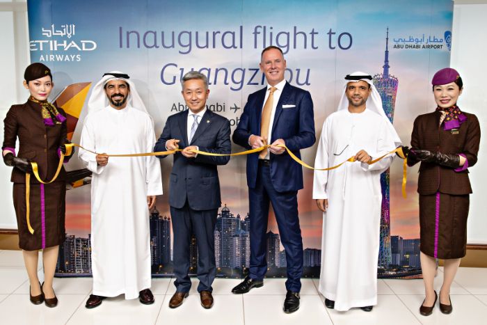 Etihad airways launches new flight to China