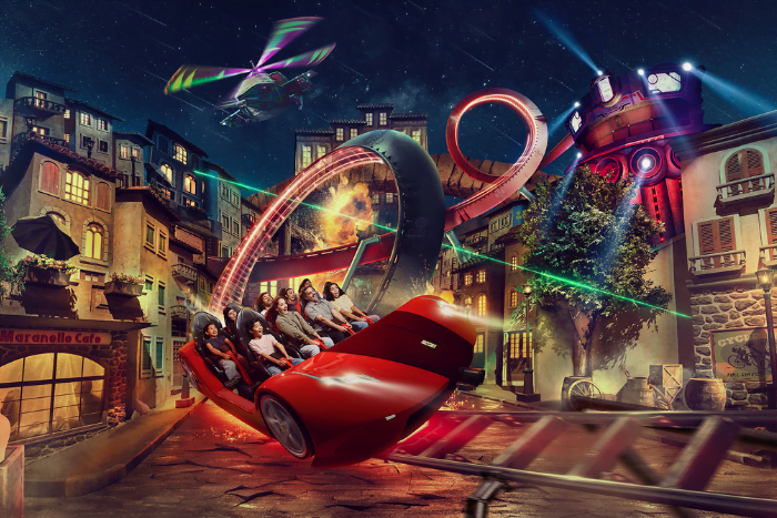 New 5D Rollercoaster at Ferrari World Abu Dhabi