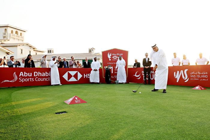 The Abu Dhabi HSBC Championship at yas links