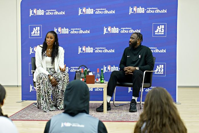 WNBA Lisa Leslie in Abu Dhabi