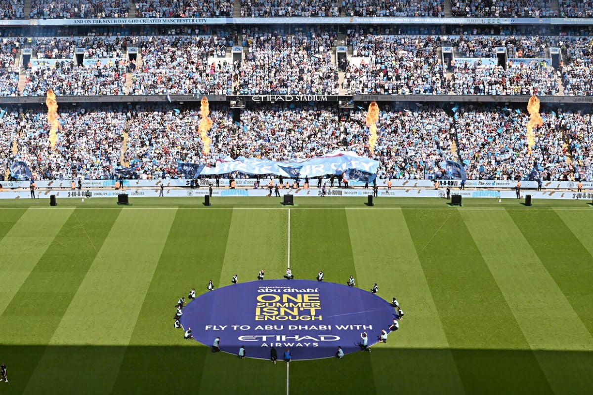 ‘One Summer Isn’t Enough’ campaign at Etihad Stadium Manchester City