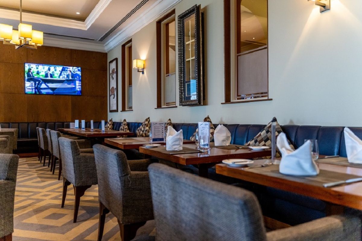 Hawksbill Restaurant Interior at Yas Links Abu Dhabi