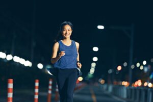 Night Run at Hudayriyat Island