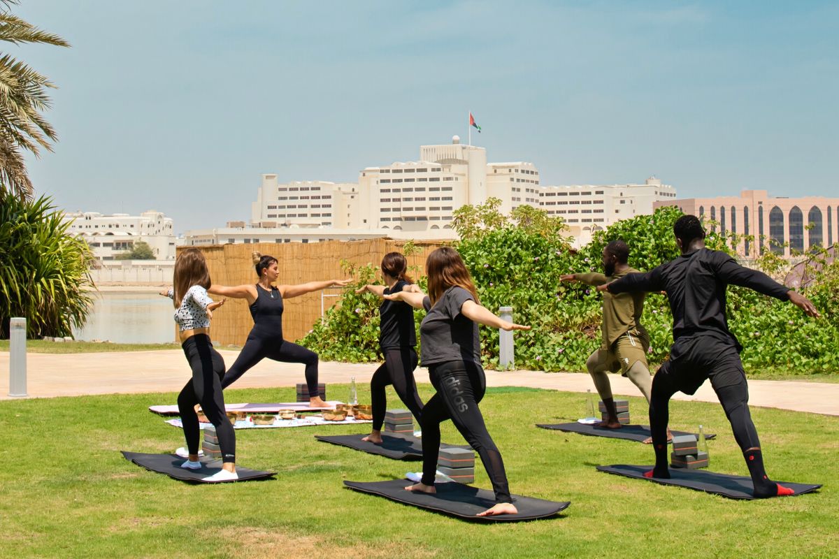 Yoga Masterclass at Fairmont Bab Al Bahr