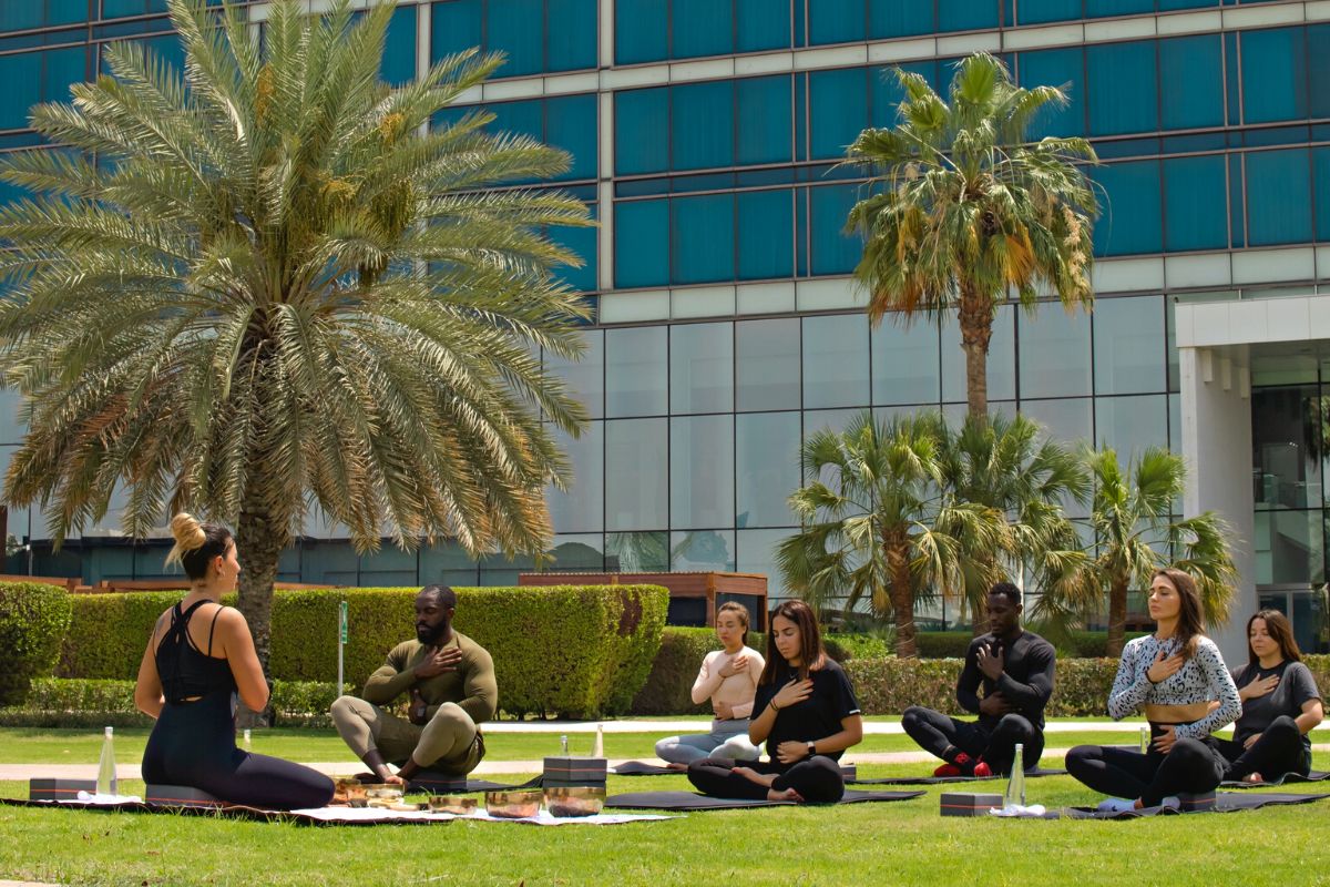 Yoga Masterclass at Fairmont Bab Al Bahr