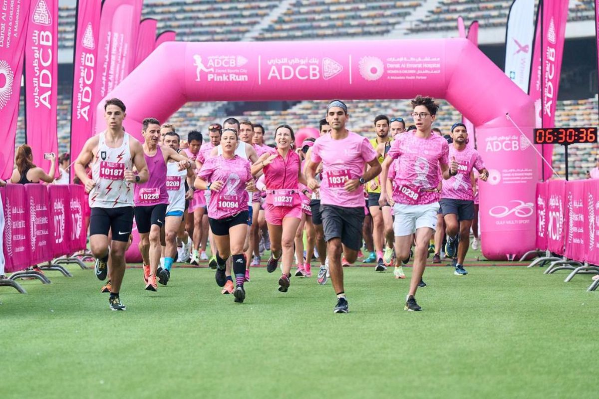 Sign up for the 12th Annual ADCB Zayed Sports City Pink Run Yalla Abu