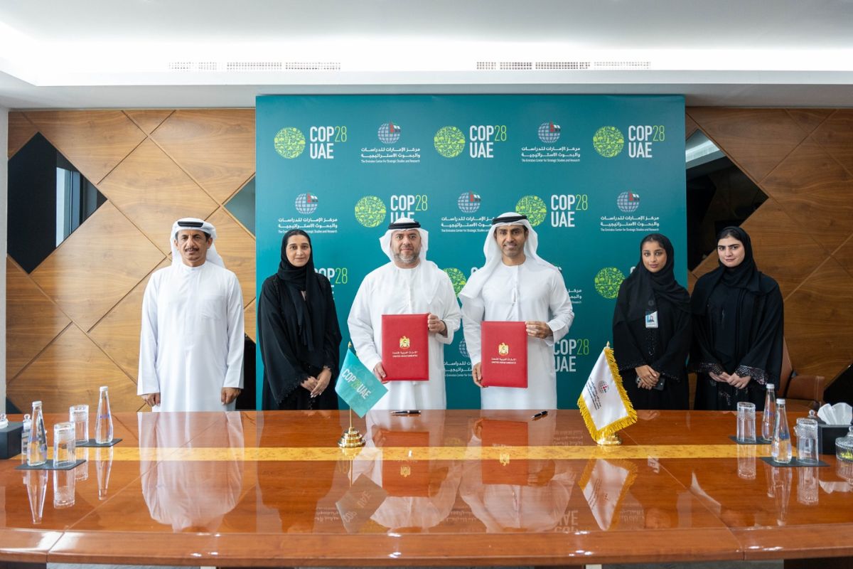 COP28 Presidency and ECSSR sign MoU on climate education