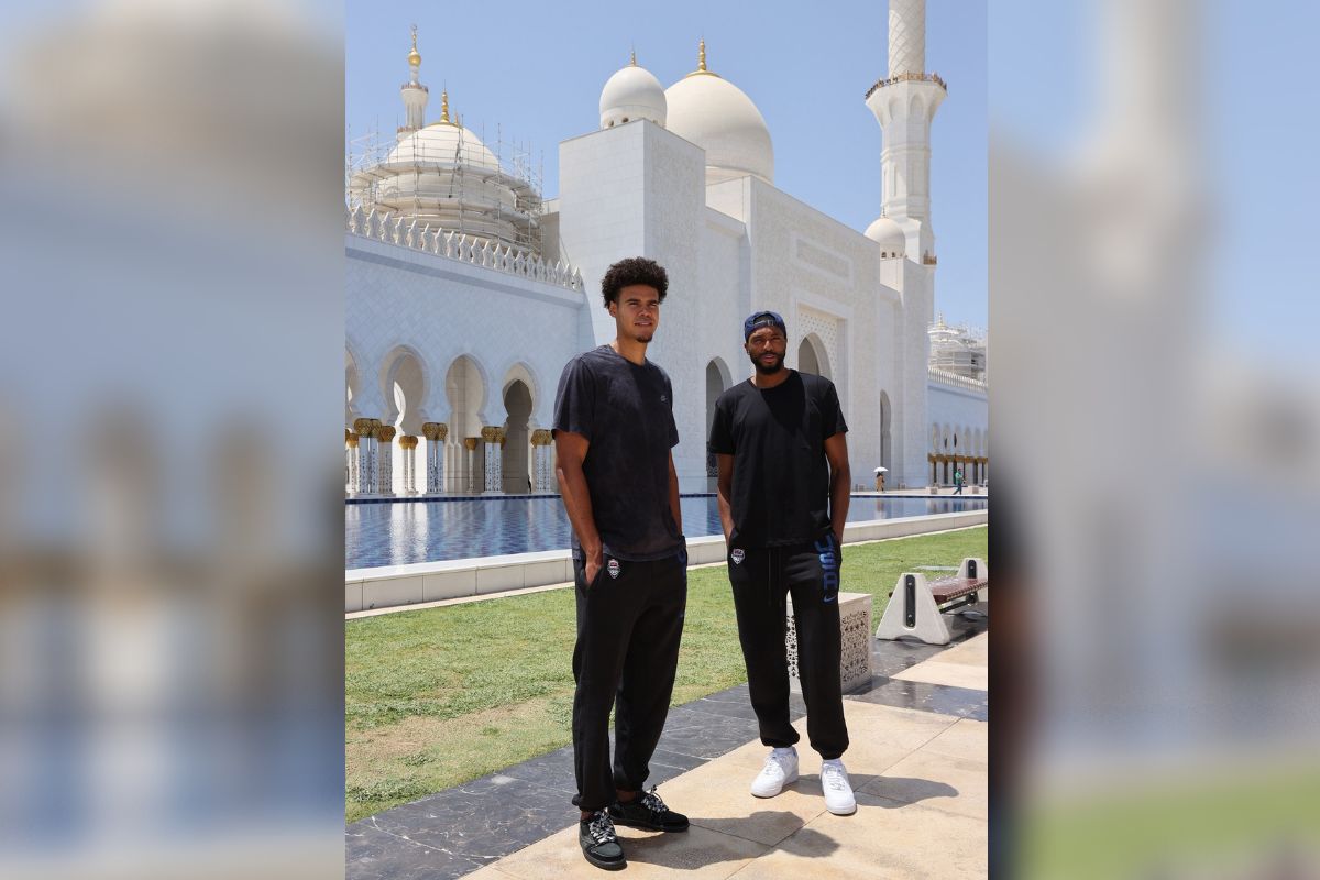 The NBA stars visited Abu Dhabi landmarks