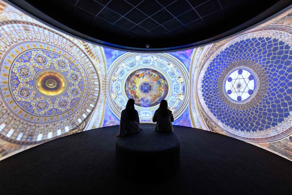 Blue Quran exhibition at Louvre Abu Dhabi 