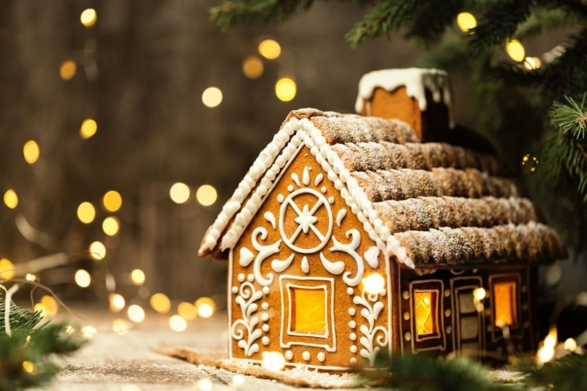 Festive Christmas Gingerbread house Abu Dhabi UAE 2023