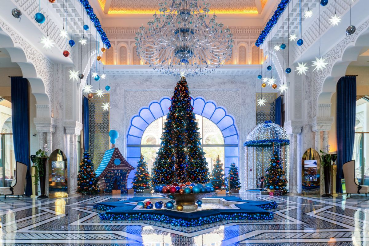 Rixos Premium Saadiyat Island Christmas tree lighting