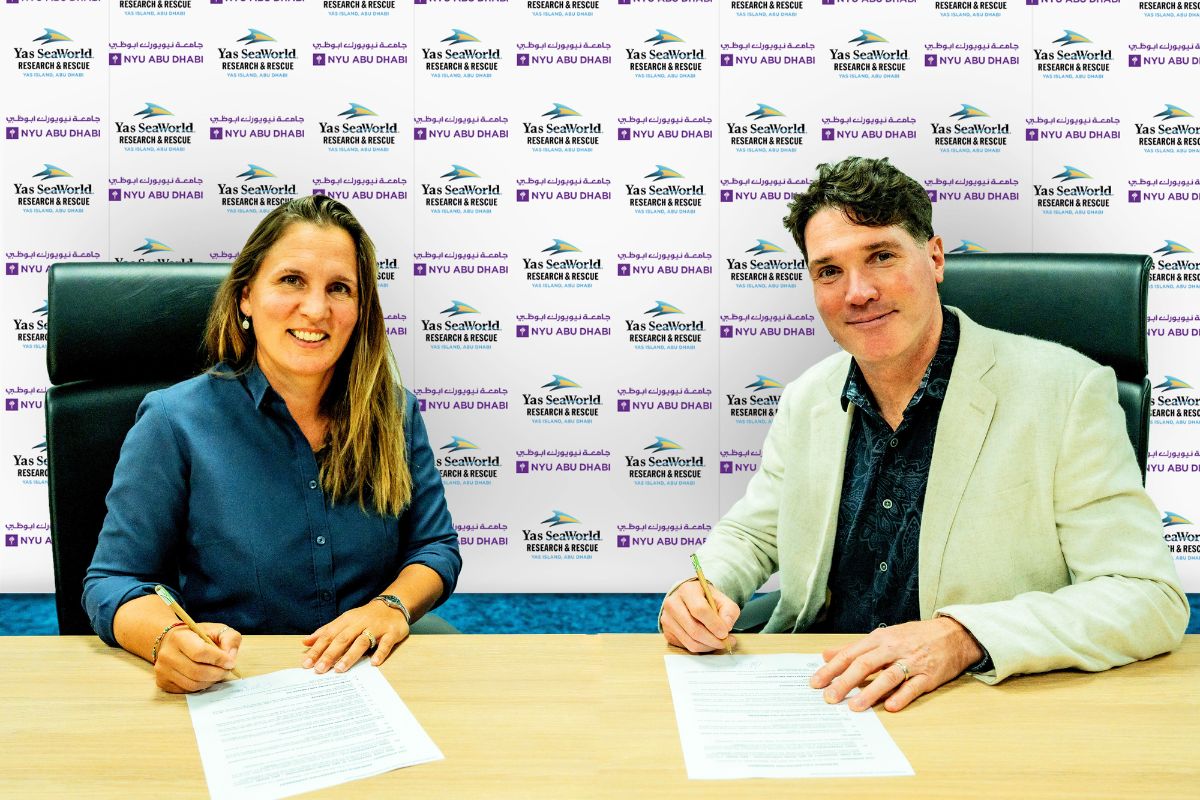 The Yas SeaWorld Research & Rescue Center signs research agreement with NYU Abu Dhabi nyu abu dhabi, yas seaworld research and rescue centre, yas seaworld, seaworld