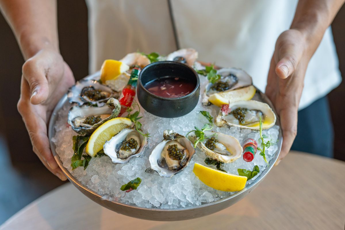 Oyster Caviar and Bubbly at Saadiyat Rotana Resort and Villas