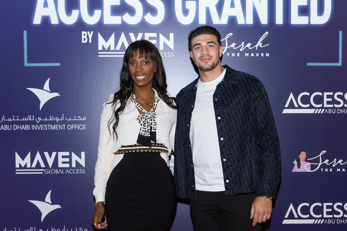 Sarah Omelewu with Tommy Fury Sarah Omelewu with Tommy Fury, Idris Elba