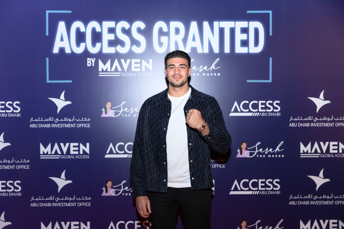 Tommy Fury Sarah Omelewu with Tommy Fury, Idris Elba