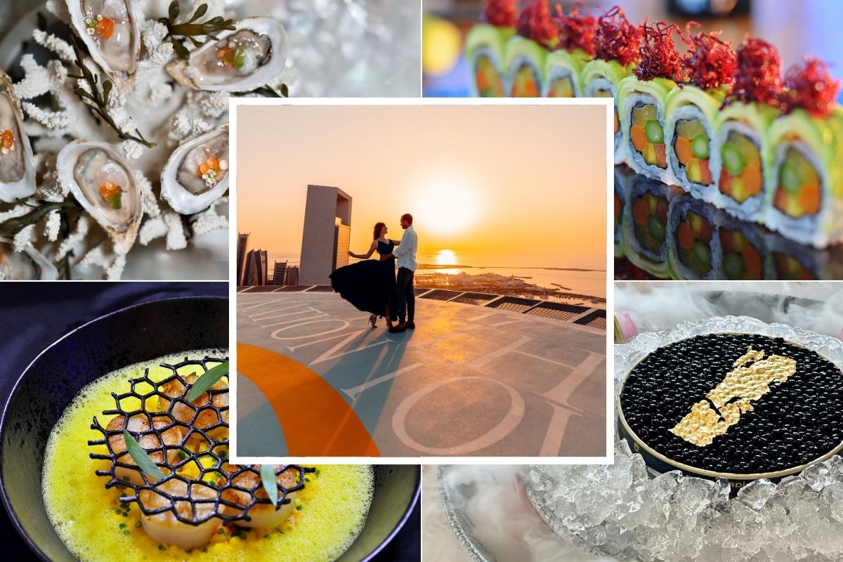 Dine atop a helipad at The St. Regis Abu Dhabi