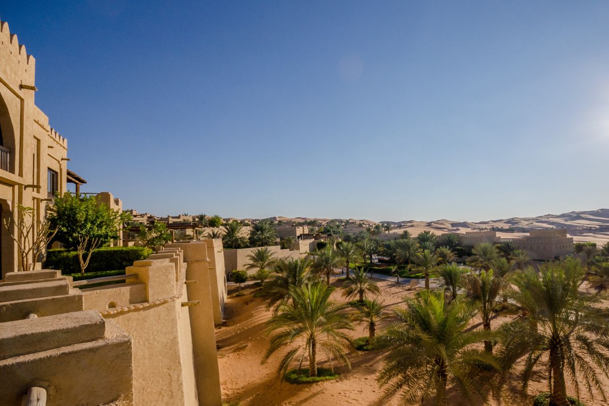 Liwa Oasis view, one of the most beautiful spots in Abu Dhabi