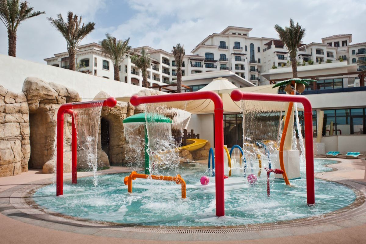 Waterpad at Sandcastle club brunch at St. Regis Saadiyat Island resort