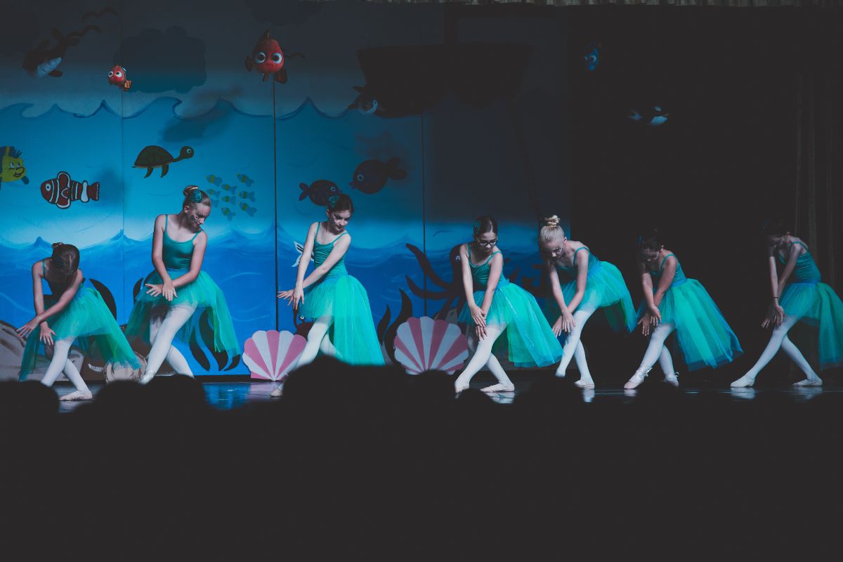 Girls performing on a recital for summer dance camp by Bodytree Studios at the Cultural Foundation