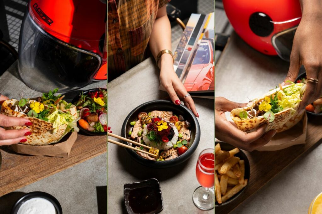 Dishes from W Abu Dhabi - Yas Island for Taste the Race Abu Dhabi Grand Prix 2024