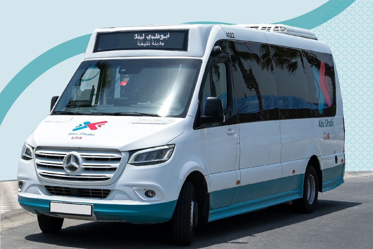 Abu Dhabi link bus, on demand service