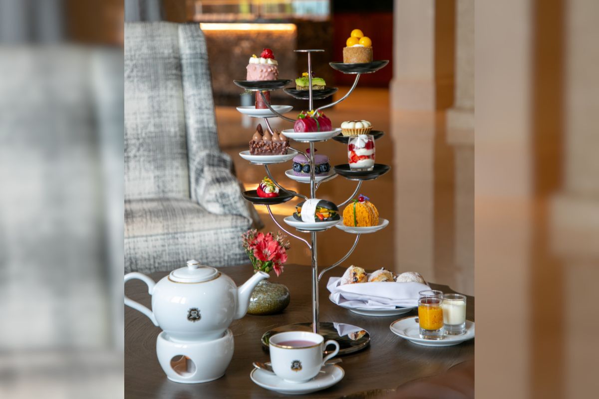 A classic Afternoon Tea at the Drawing Room, The St. Regis Saadiyat Island Resort Abu Dhabi