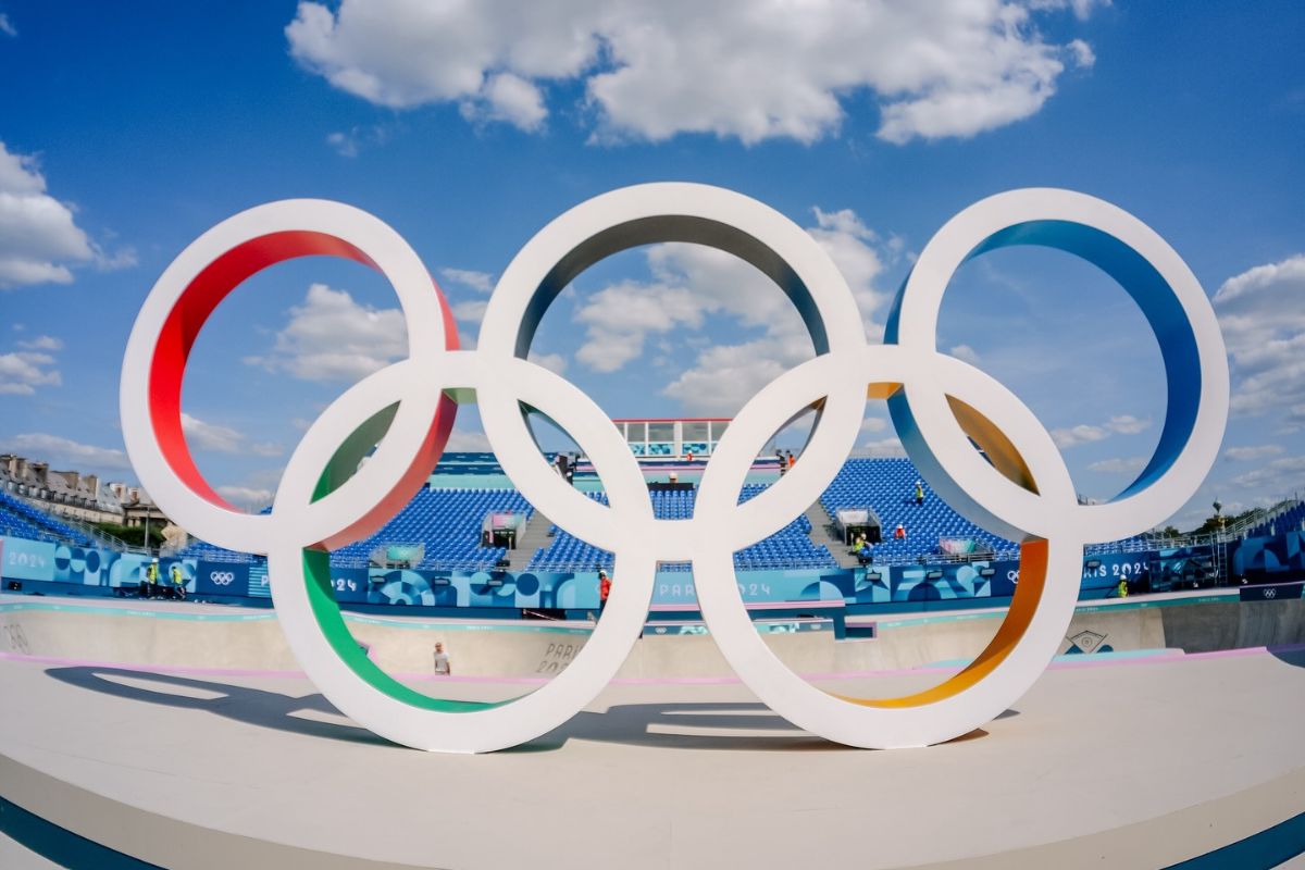 Paris 2024 Olympics rings