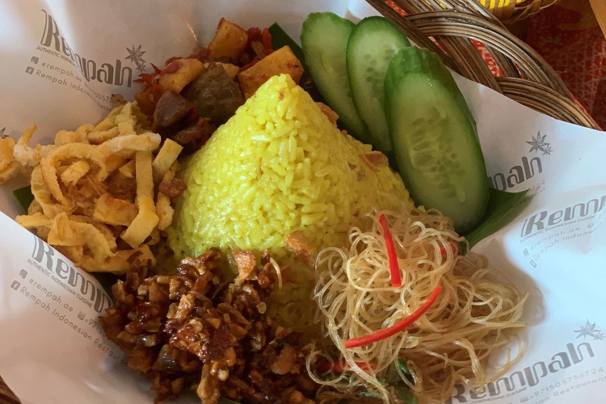 Rempah Restaurant for best breakfast offers in Abu Dhabi featuring Nasi Uduk