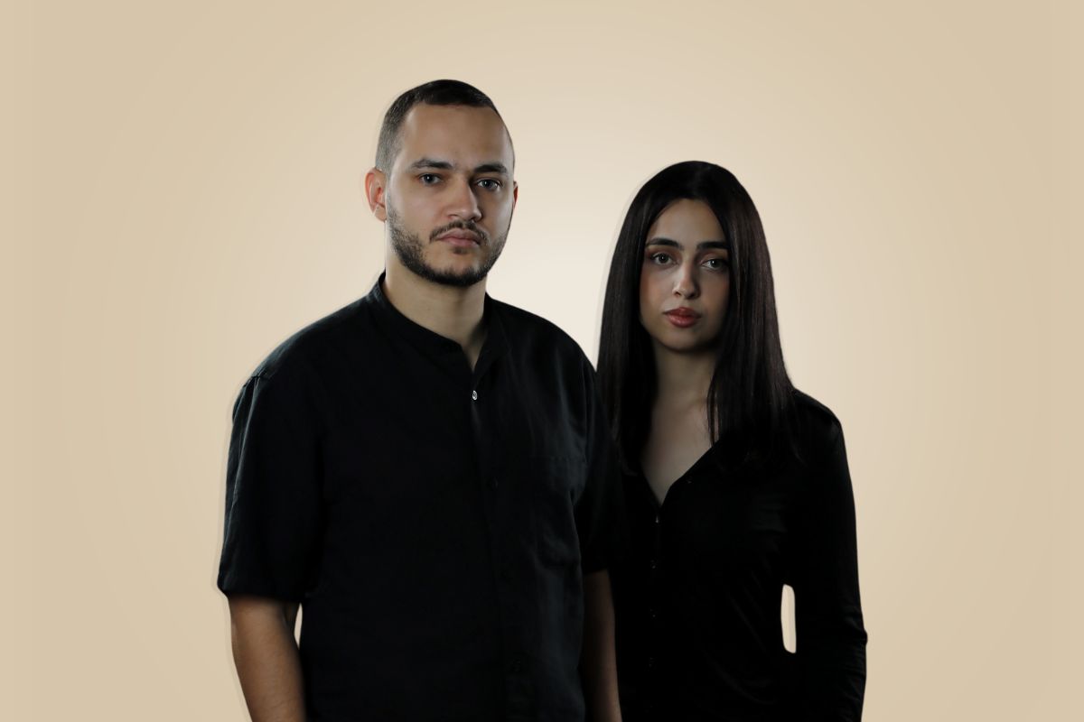 Khaled Shalkha and Sara Farha portrait