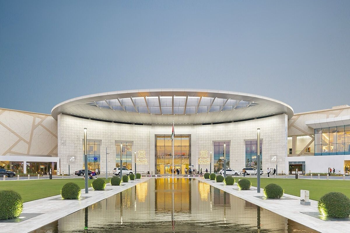 exterior view of Yas Mall Yas Island Abu Dhabi