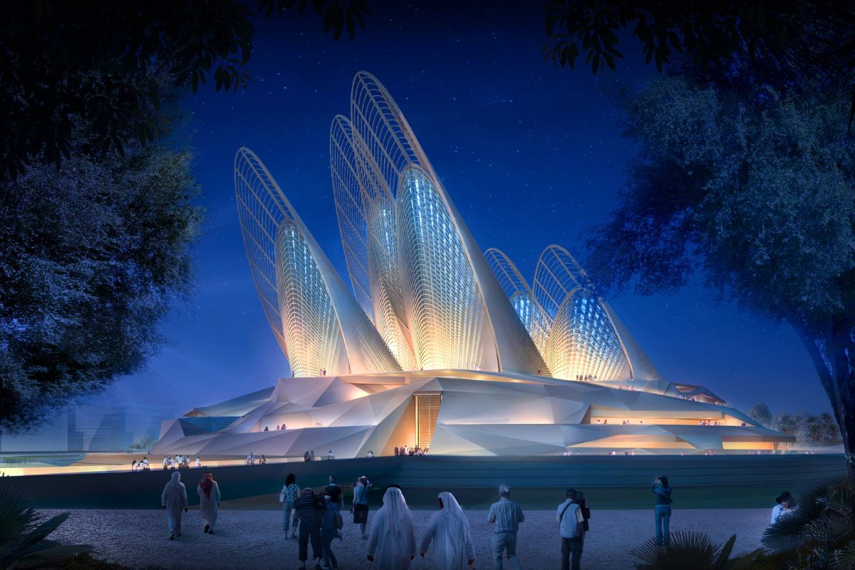 Zayed National Museum interior in Abu Dhabi