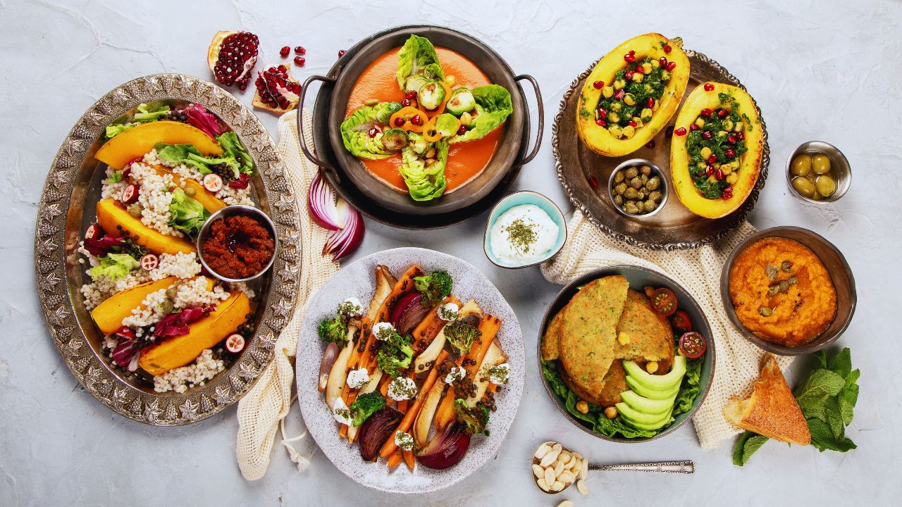 vegetarian cuisine food