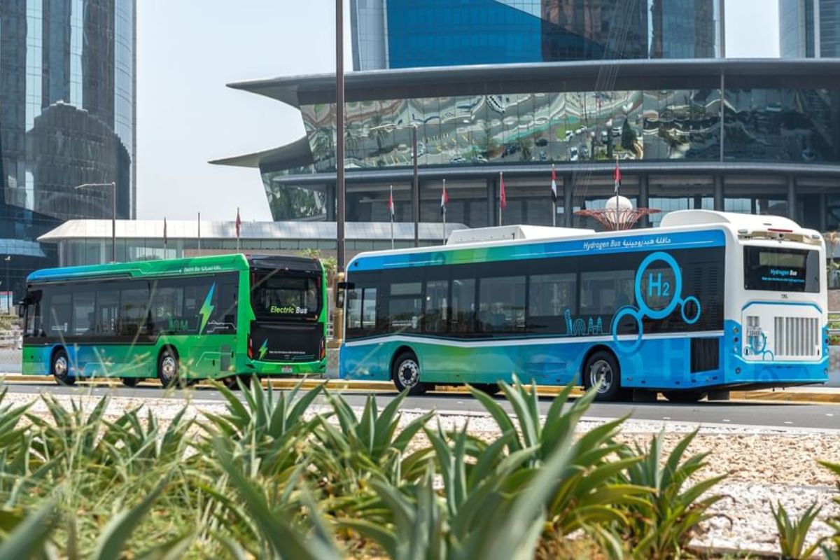 Abu Dhabi new green bus launch