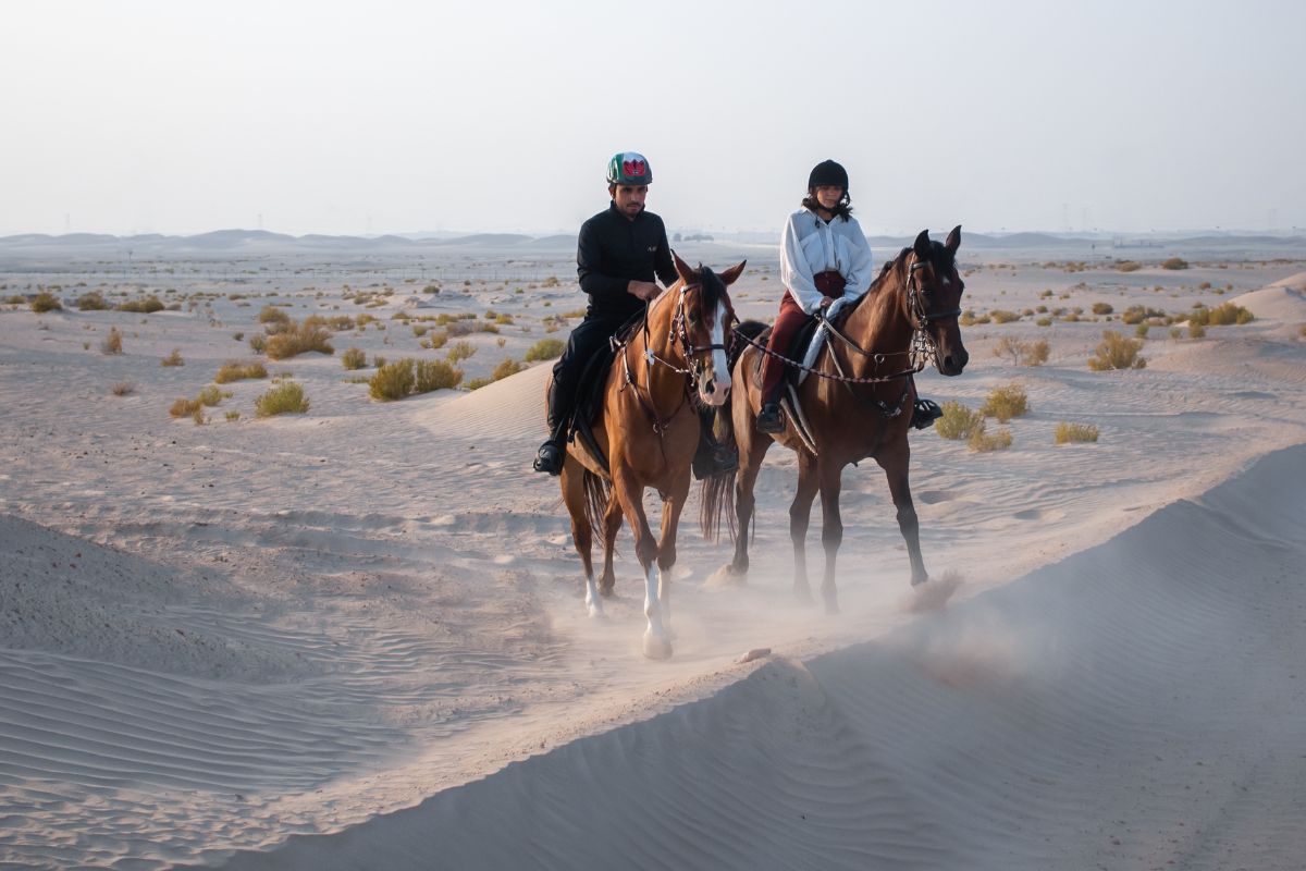 Horse riding at Al Wathba, a Luxury collection Desert Resort & Spa in Abu Dhabi