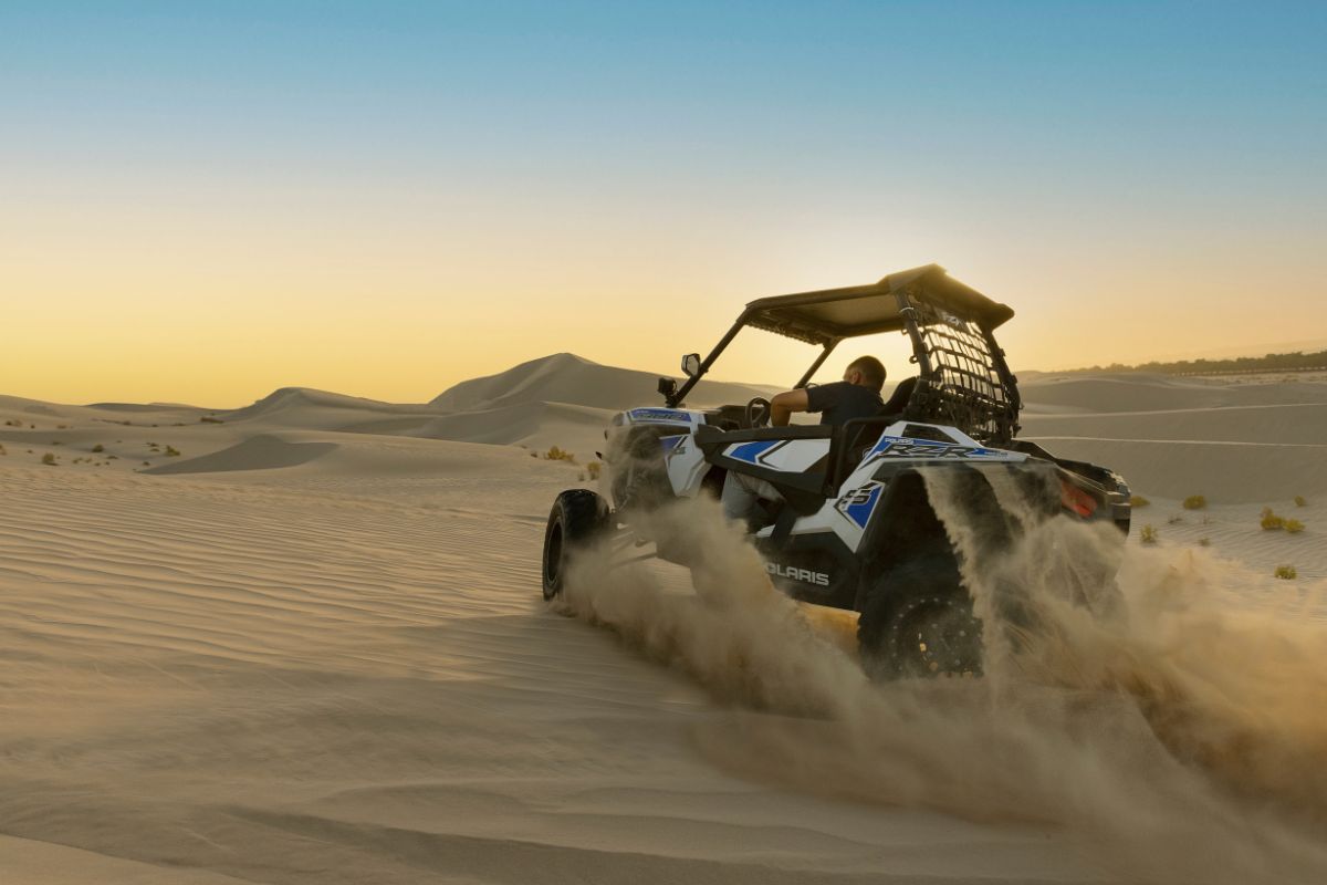 Dune desert walker at Al Wathba, a Luxury collection Desert Resort & Spa in Abu Dhabi