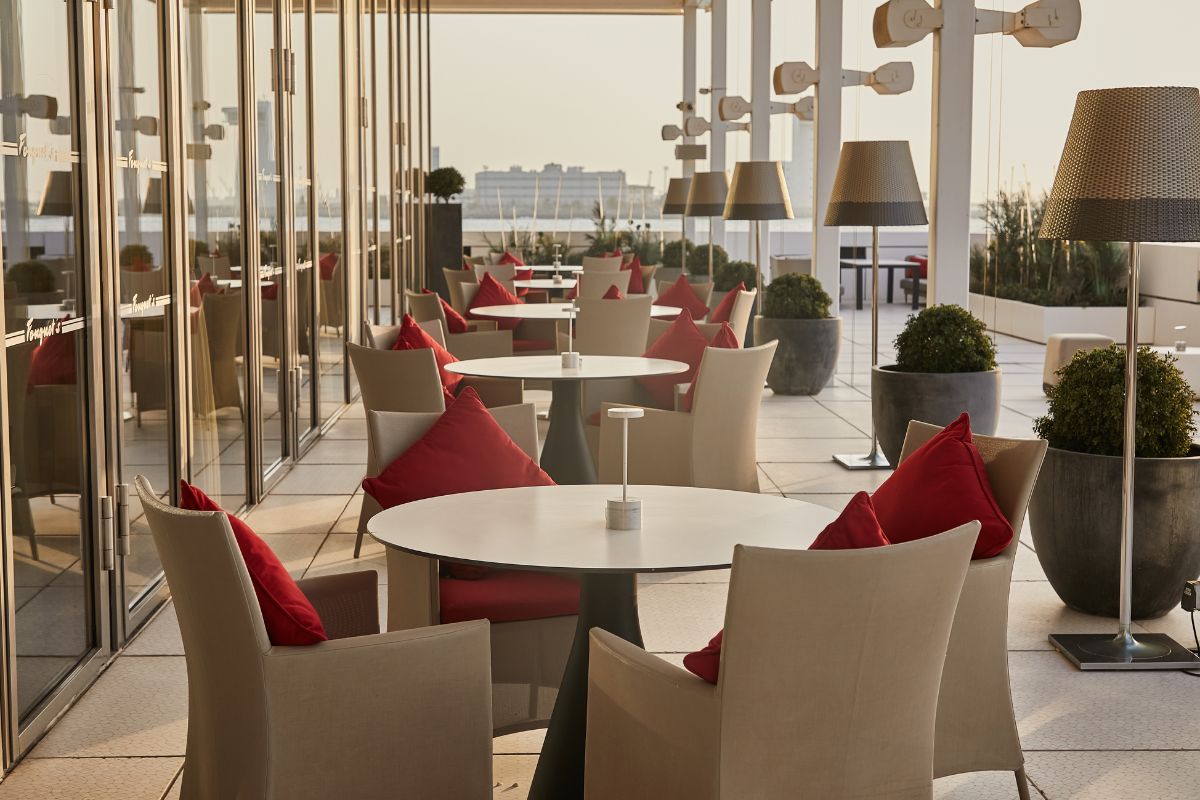 Fouquet's Abu Dhabi outdoor seating