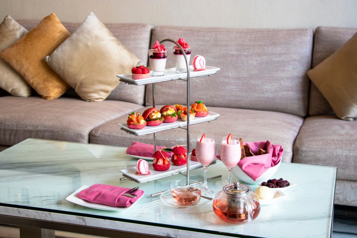 Marriott Downtown Abu Dhabi Pink Afternoon Tea for Pinktober 2024