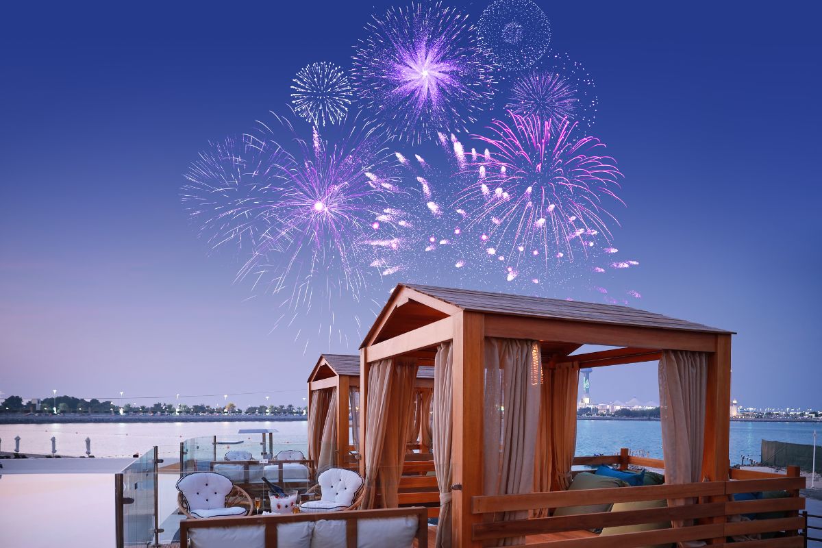 West Bay Radisson Blu Abu Dhabi fireworks