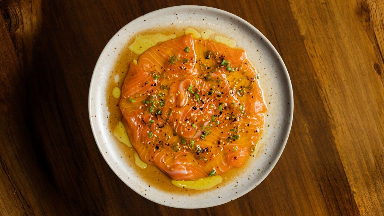 3fils-abu-dhabi-edition-expansion-pop-up, salmon carpaccio