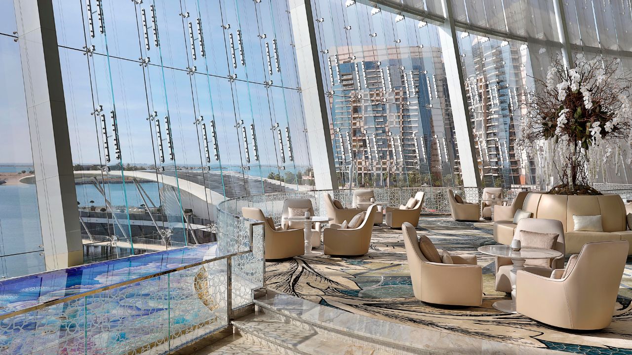 interior view of Conrad Abu Dhabi Etihad Towers