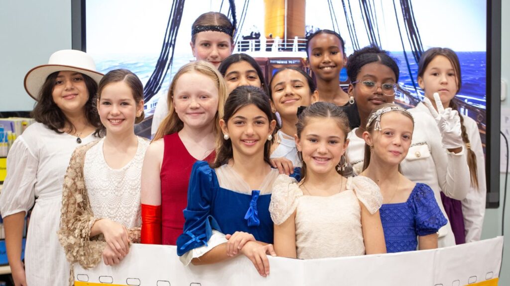 the british international school abu dhabi students featuring titanic play