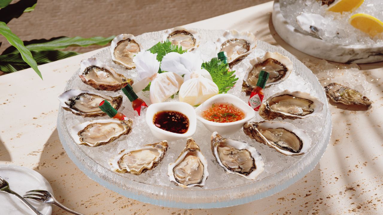 ilios restaurant and beach club abu dhabi menu oysters