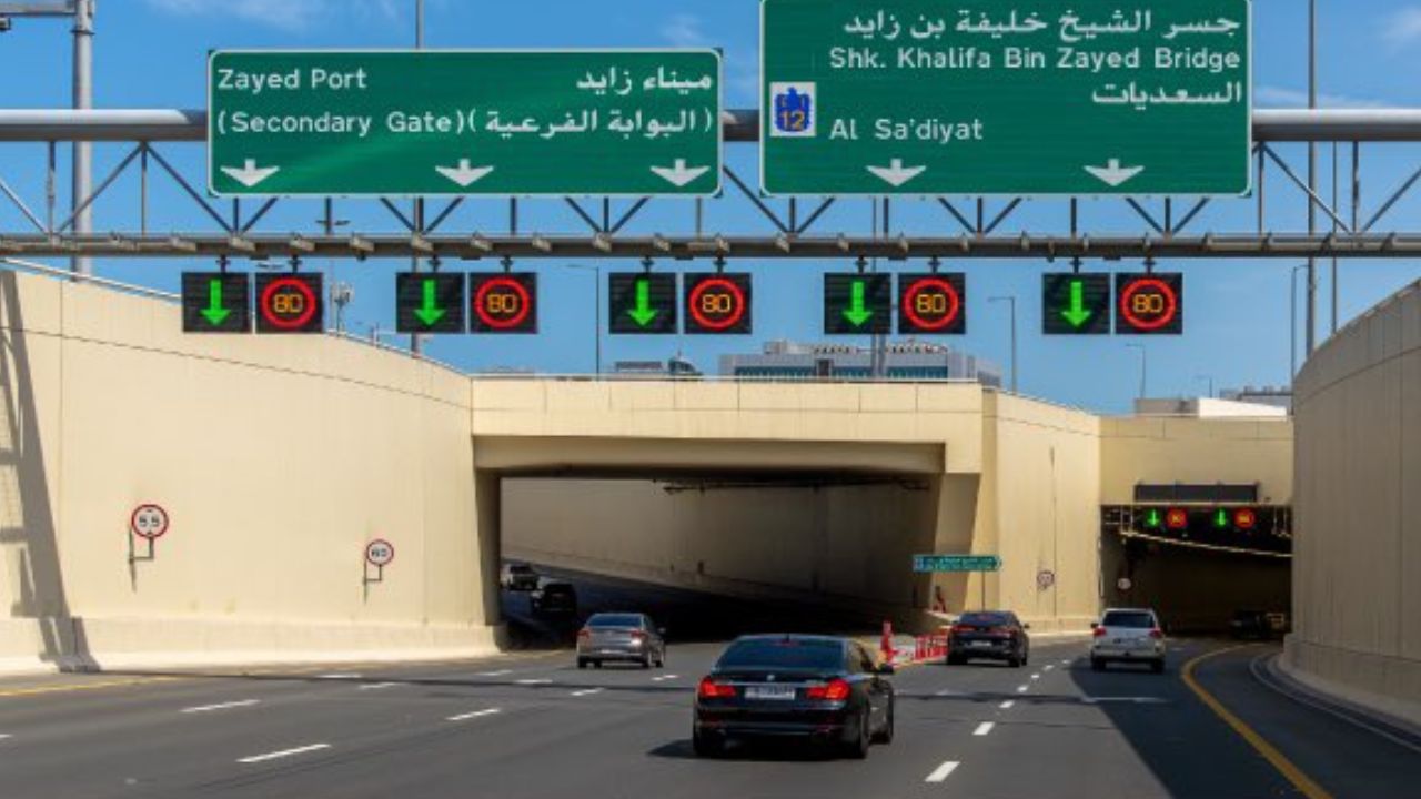 mina zayed tunnel