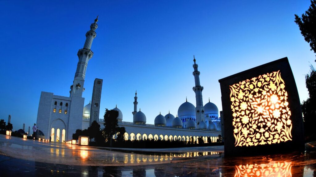 sheikh zayed grand mosque in abu dhabi