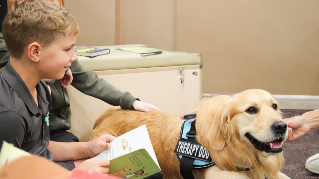 dexter raha international school reading dog