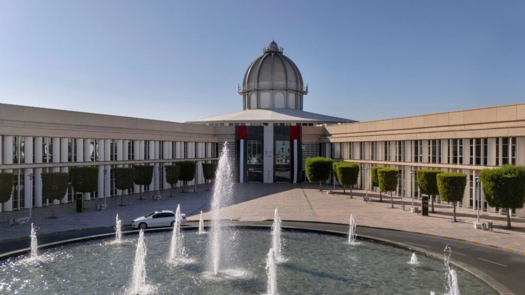 sorbonne university abu dhabi drone shot