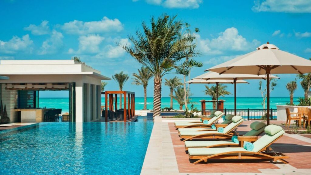 st. regis saadiyat island resort pool access